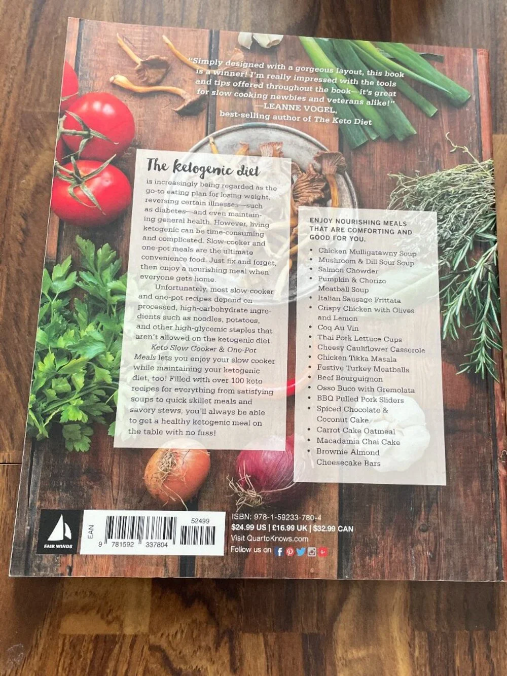 Keto Slow Cooker & One-Pot Meals Paperback Cookbook